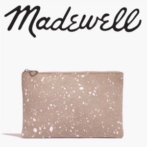 NWT MADEWELL paint splatter pouch